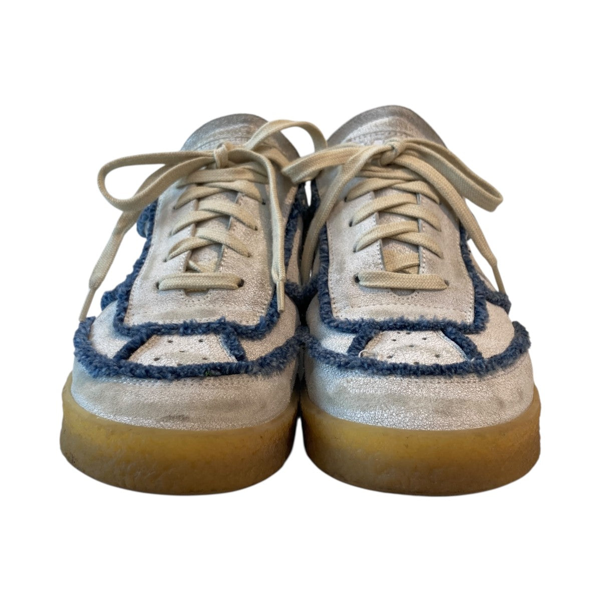 MM6 Maison Margiela(マルタンマルジェラ) レザーデニム切替