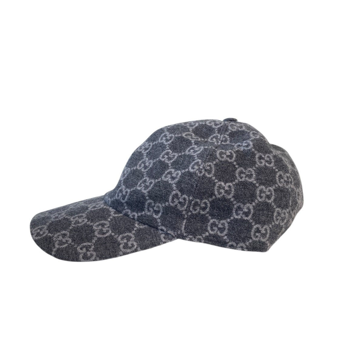 GUCCI グッチ ウール　キャップ　グレー　XL GUCCI(グッチ) 24AWGG flannel baseballキャップ792827 4HBBU 792827