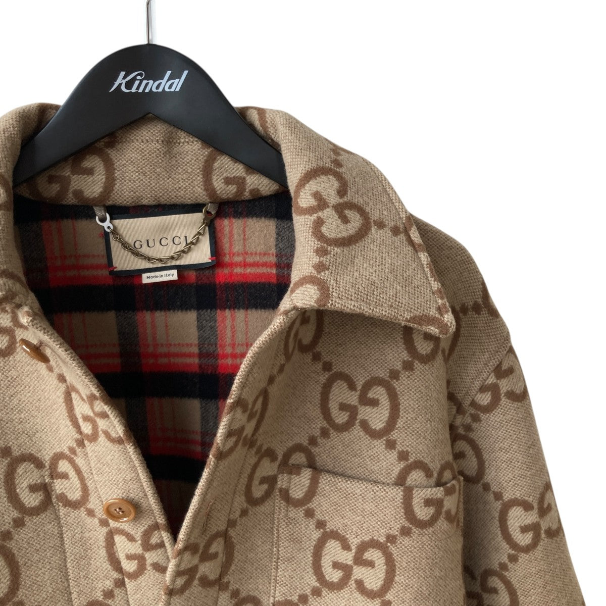 GUCCI(グッチ) ジャンボGGショートコート694154 694154 ベージュ