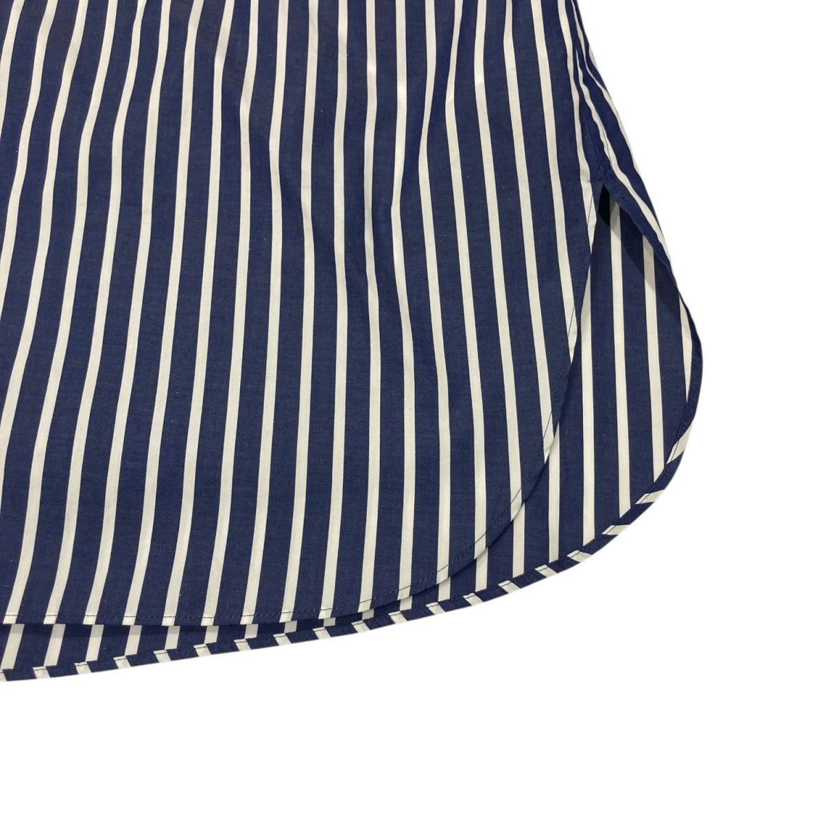 sacai(サカイ) ストライプブラウス 21-05718 21-05718 ネイビー