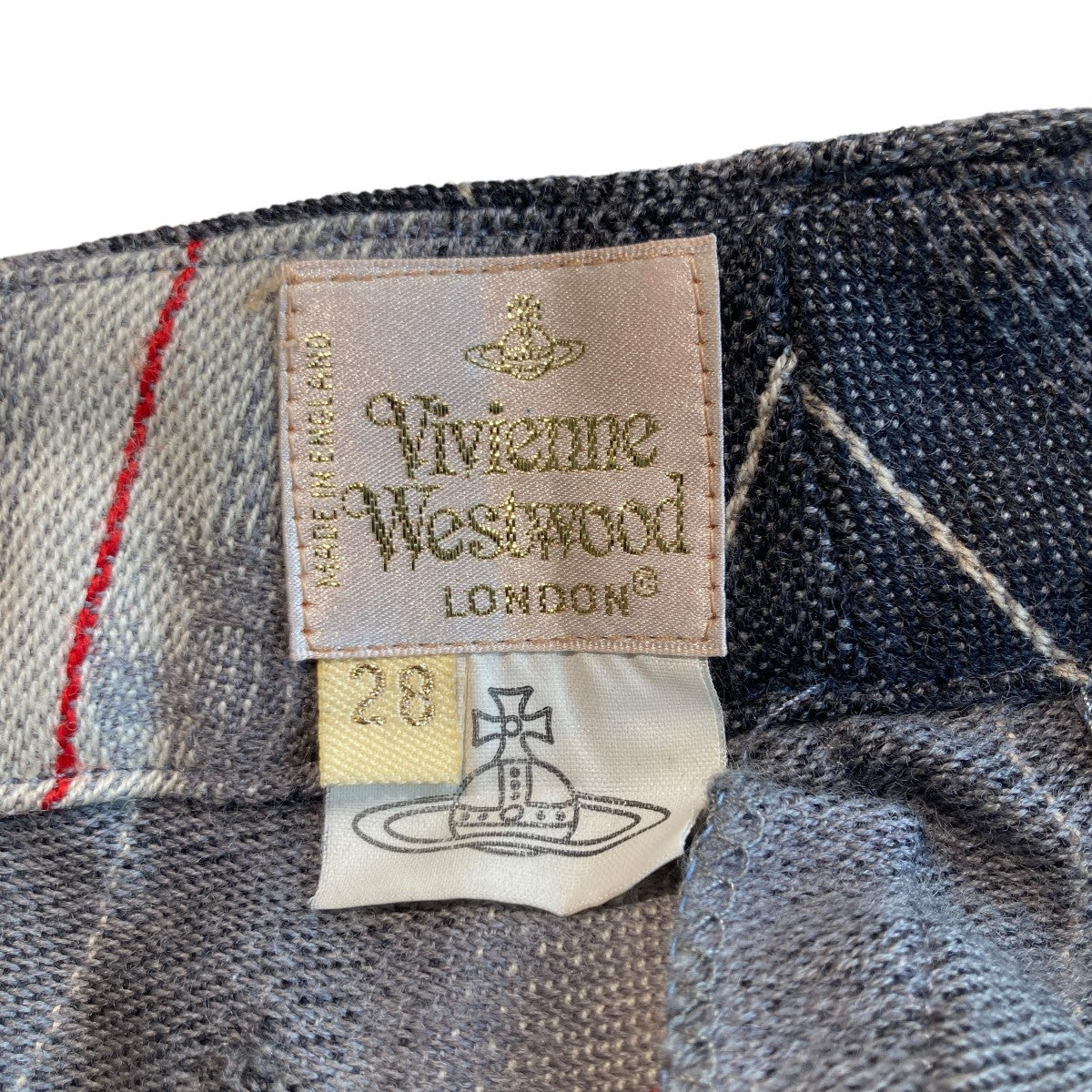 英製ヴィンテージ】Vivienne Westwood☆アシンメトリーパンツ10