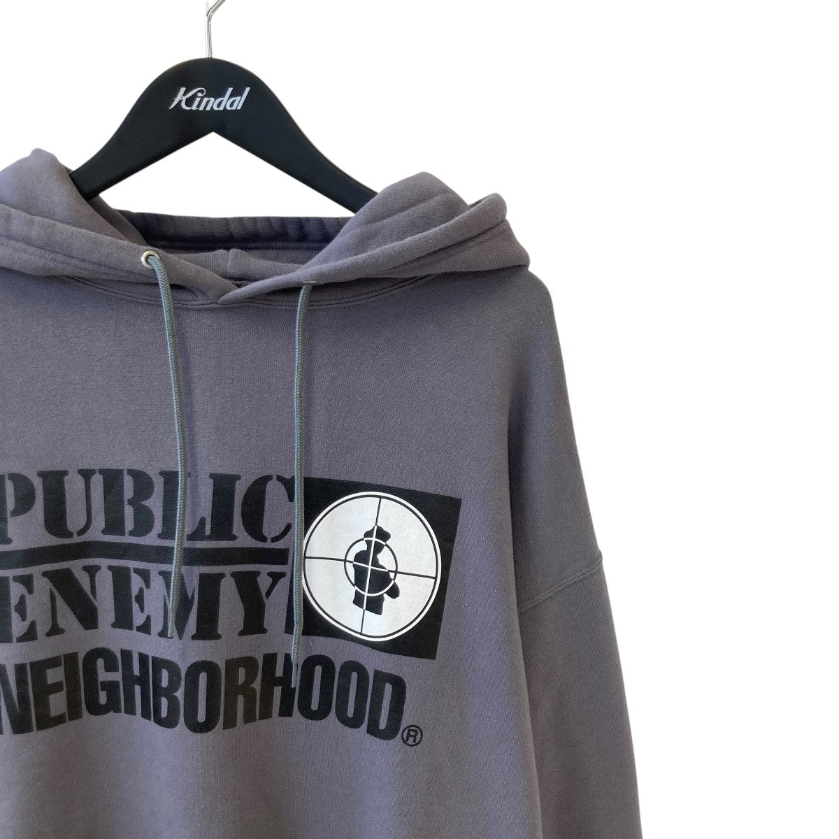 NEIGHBORHOOD / パーカー/XL/コットン/BLK/プリント/232UWNH-CSM01 NEIGHBORHOOD(ネイバーフッド) X PUBLIC ENEMY ． SWEATPARKA LS
