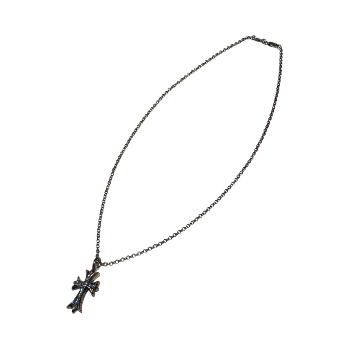 CHROME HEARTS TNY CH CROSS-F P D タイニーパヴェネックレス2362-304-0300-9100 古着・中古-1枚目のアイテム画像