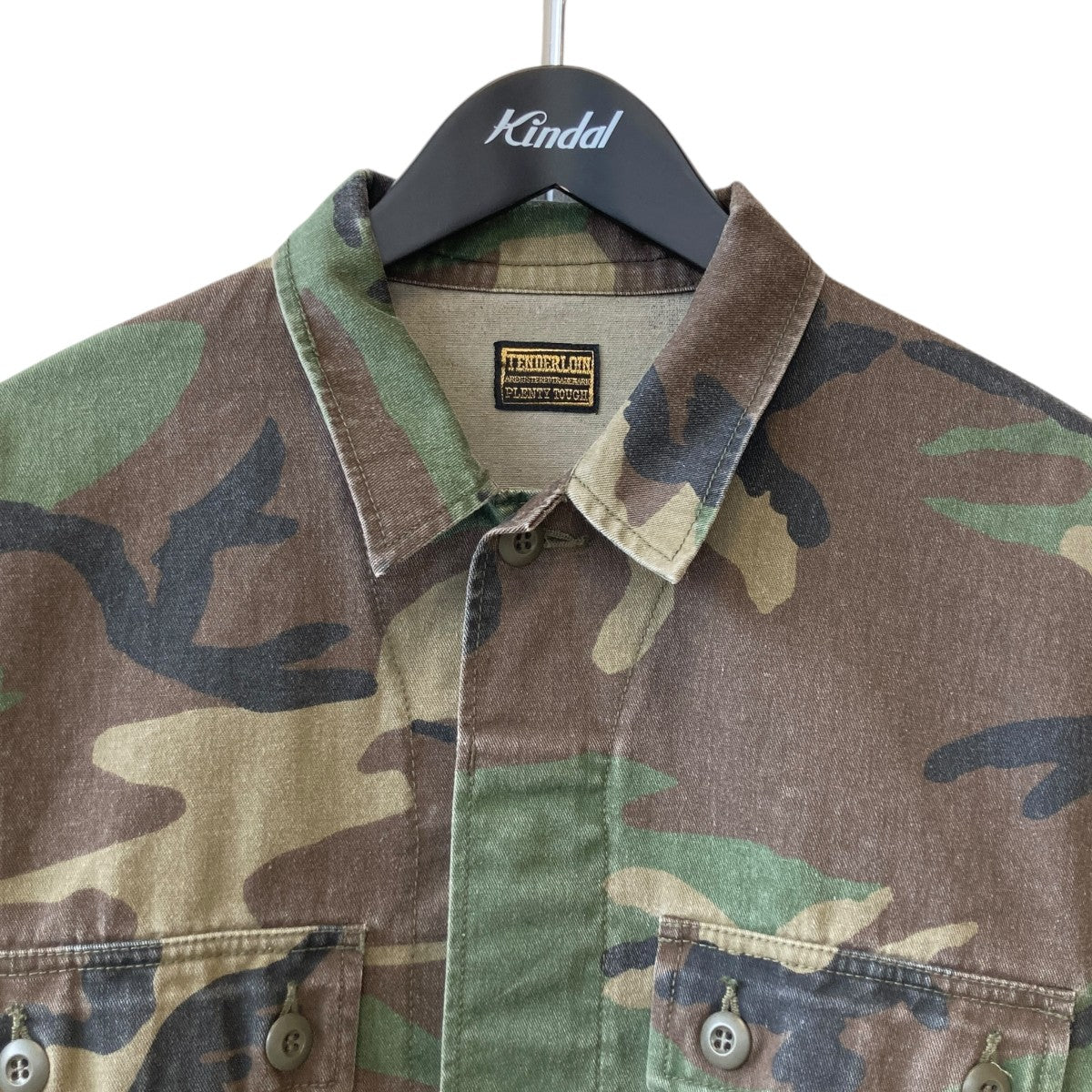 TENDERLOIN(テンダーロイン) カモフラミリタリージャケット オリーブ