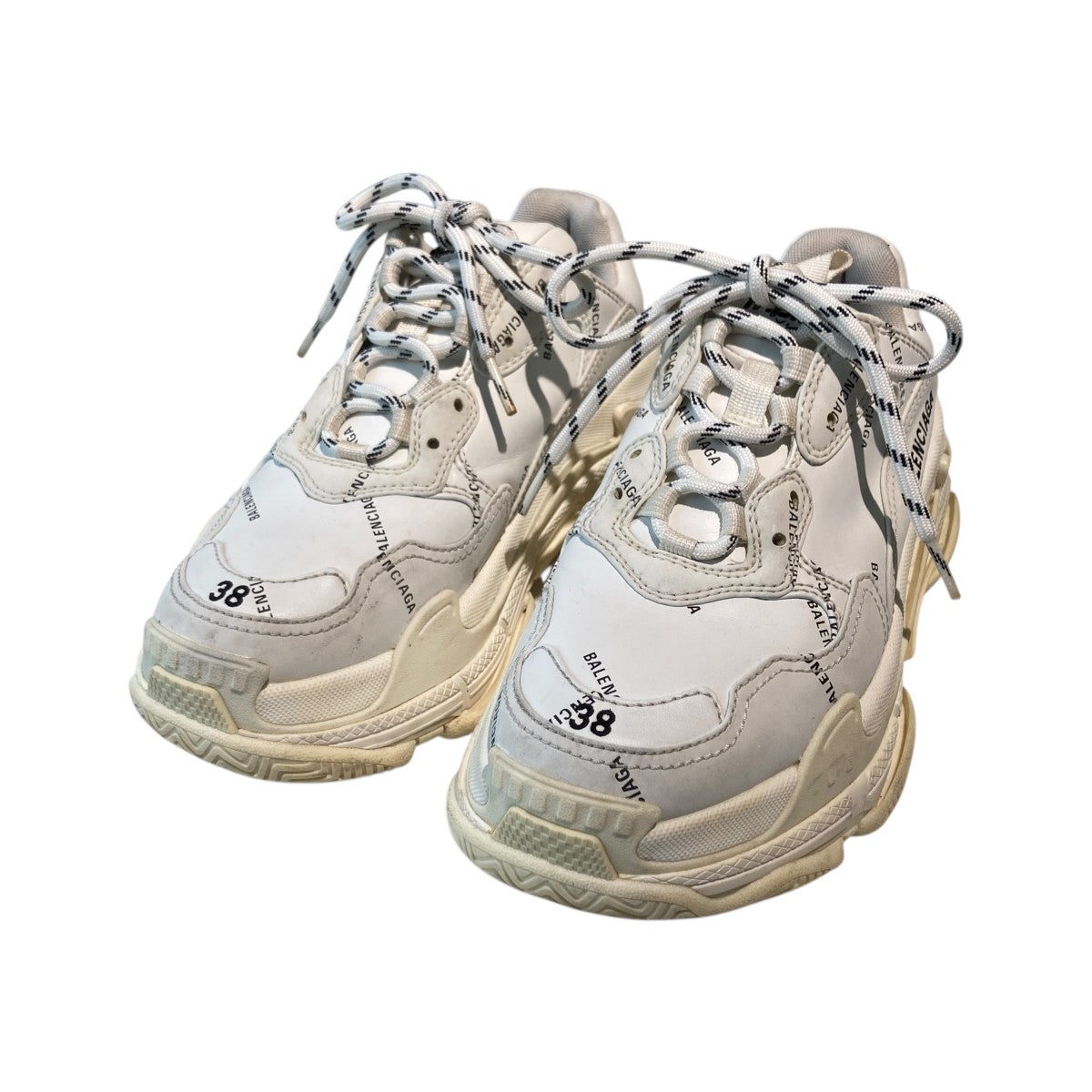 BALENCIAGA バレンシアガ　Triple S スニーカー ホワイト39 king-of-shoes_s146