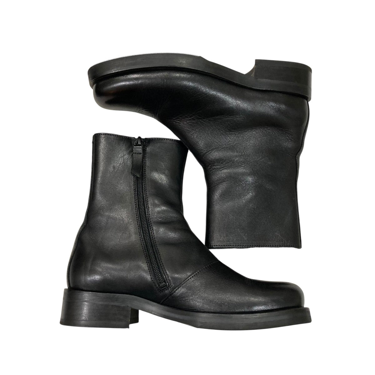 【たか】our legacy ブーツ OUR LEGACY レザー アンクルブーツ | ブラック | FARFETCH JP
