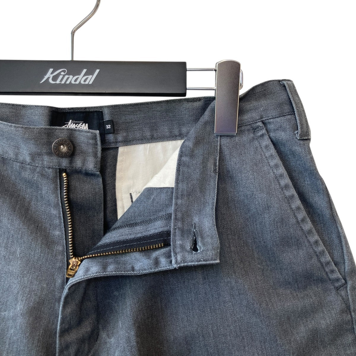 stussyクラウン＆シャネルロゴ　デニムパンツ STUSSY - STUSSY デニムパンツ ジーンズ SS シャネルロゴ ドット