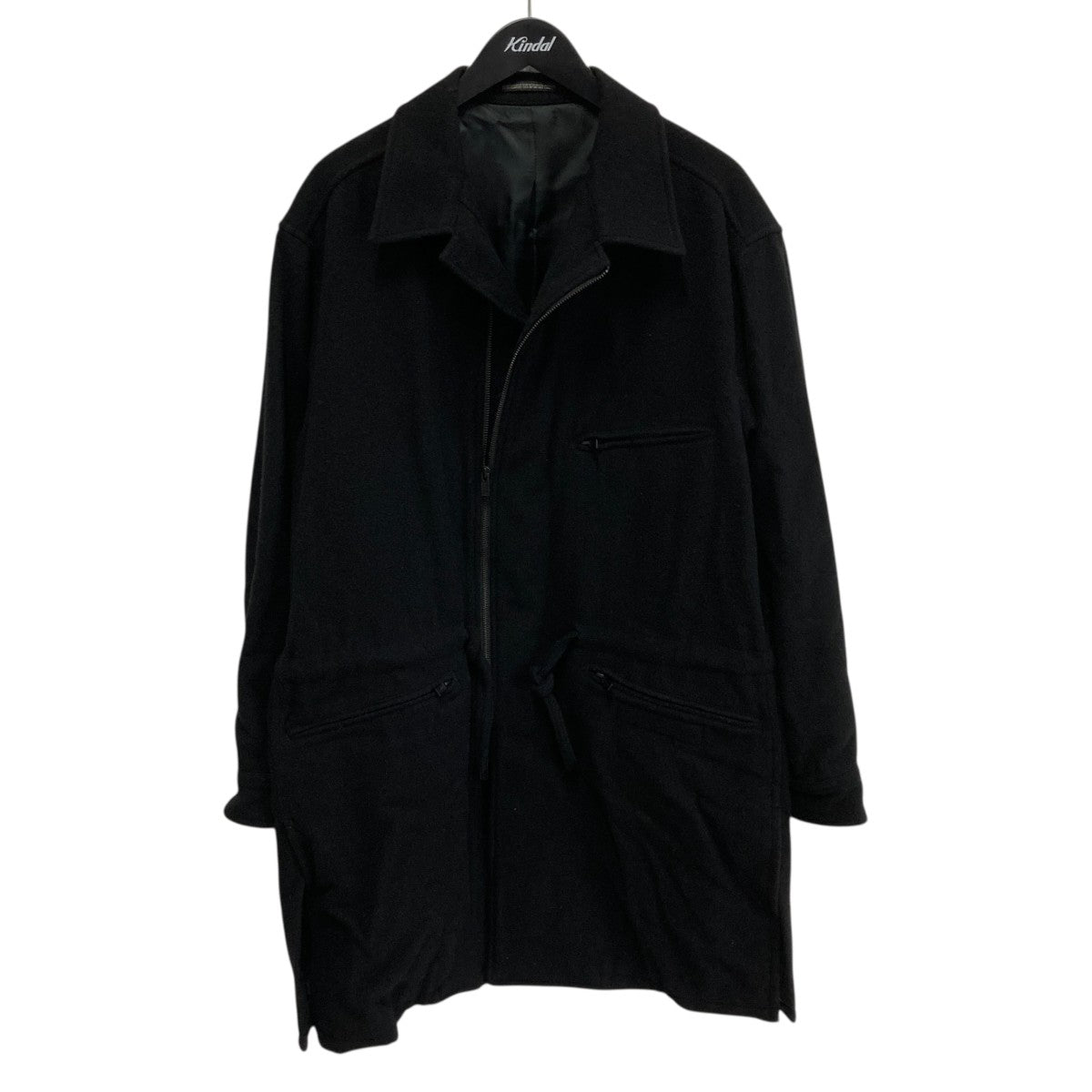 Yohji Yamamoto pour homme 24AWAIRY MOSSER ZIPPER BLOUSONコートHO-Y03-102 古着・中古-1枚目のアイテム画像