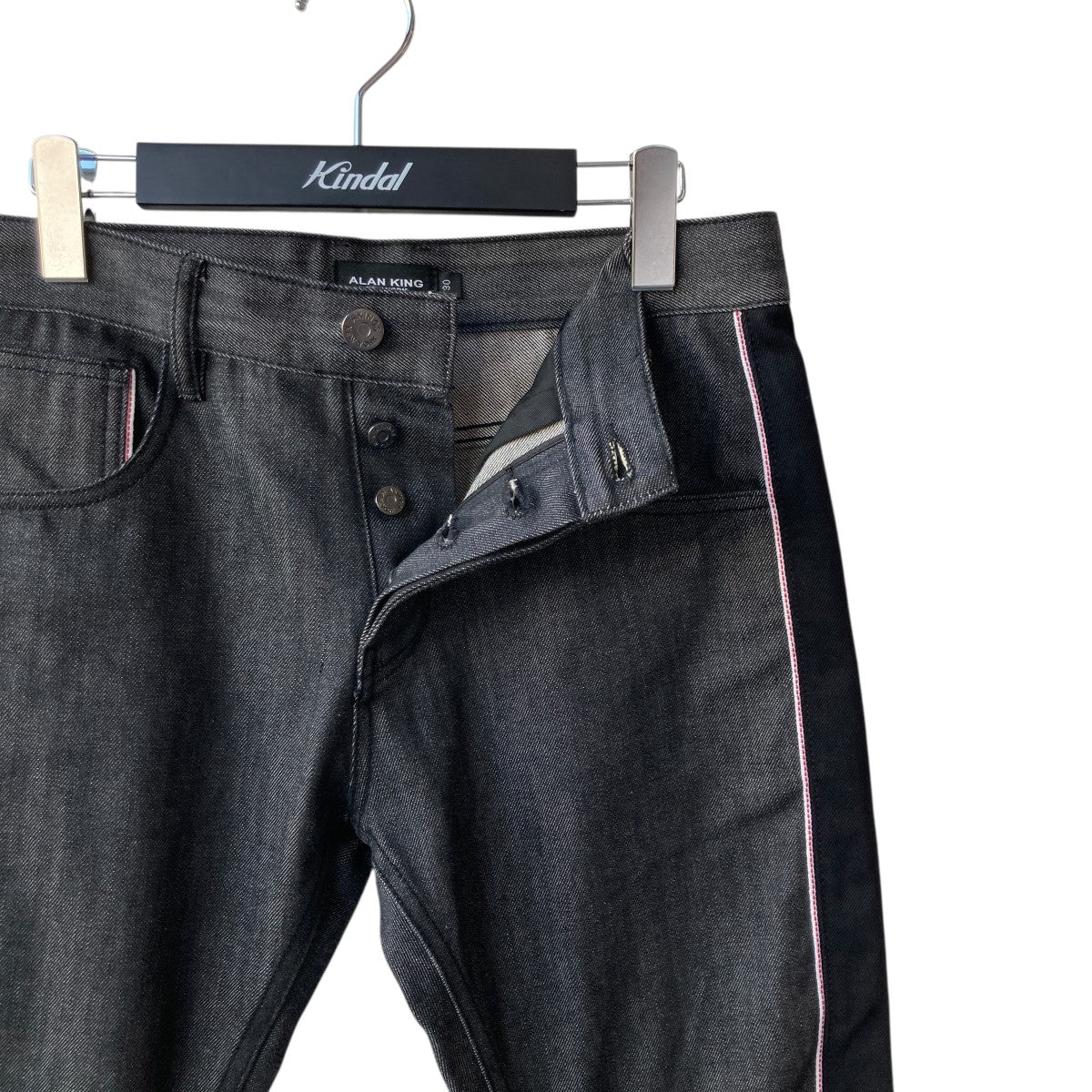 ALAN KING Selvedge Denimカーブパンツ 古着・中古-3枚目のアイテム画像