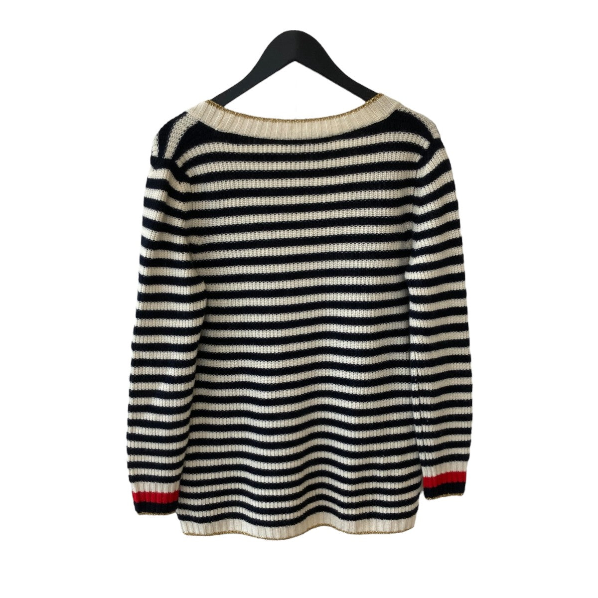 GUCCI(グッチ) ストライプウールブレンドボーダーカーディガン