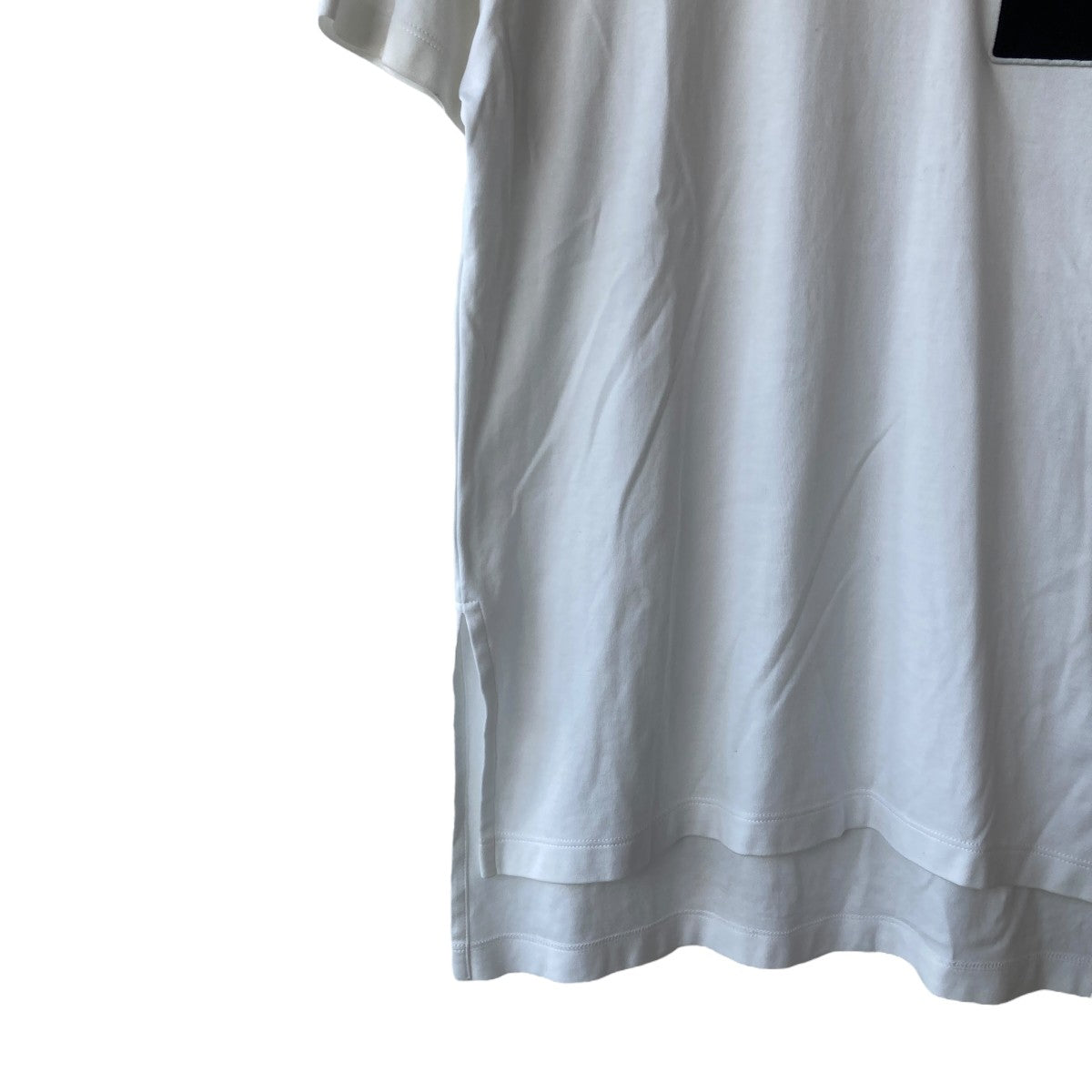 ルイヴィトン LOUIS VUITTON フロッキートランプ刺繍 ショルダーボタン Tシャツ RW221A UOL FKTS99 ホワイト サイズ：M 未使用 LOUIS VUITTON ルイ・ヴィトン フロッキートランプ刺繍