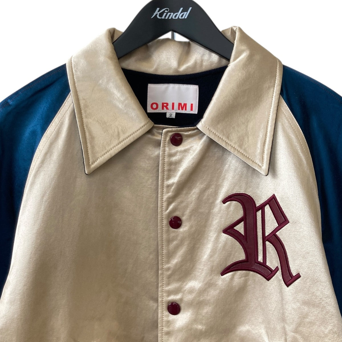 ORIMI(オリミ) VARSITY JACKETスタジャンA21802 A21802 ベージュ