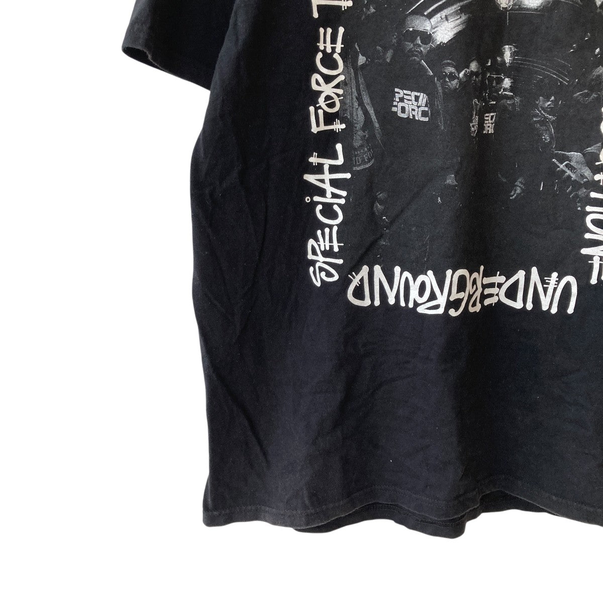 stussy×NITRO MICROPHONE UNDERGROUND SPECIAL FORCE TOUR記念Tシャツ 古着・中古-4枚目のアイテム画像