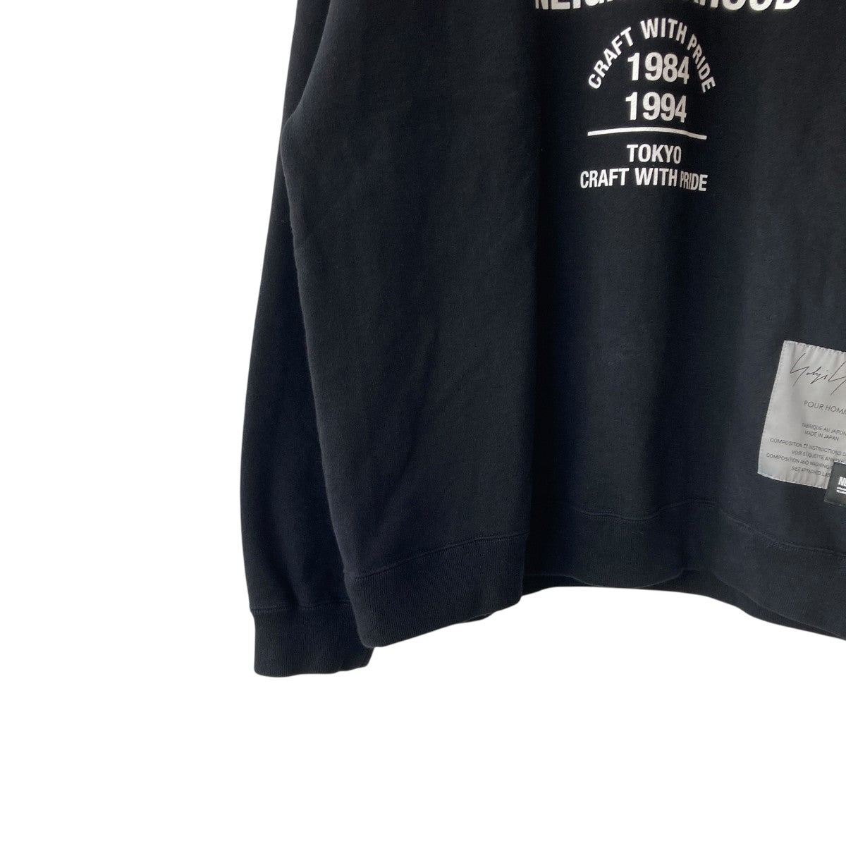 Yohji Yamamoto pour homme×NEIGHBORHOOD SWEAT SHIRT LS