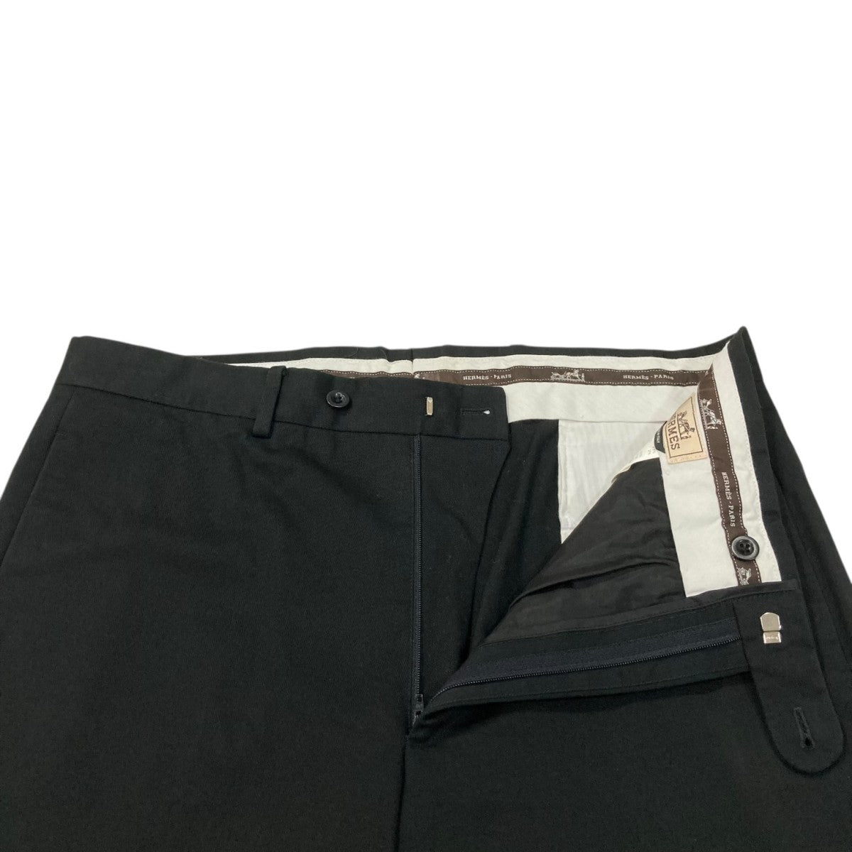 美品 エルメス HERMES パンツ ロングパンツ ワイドパンツ