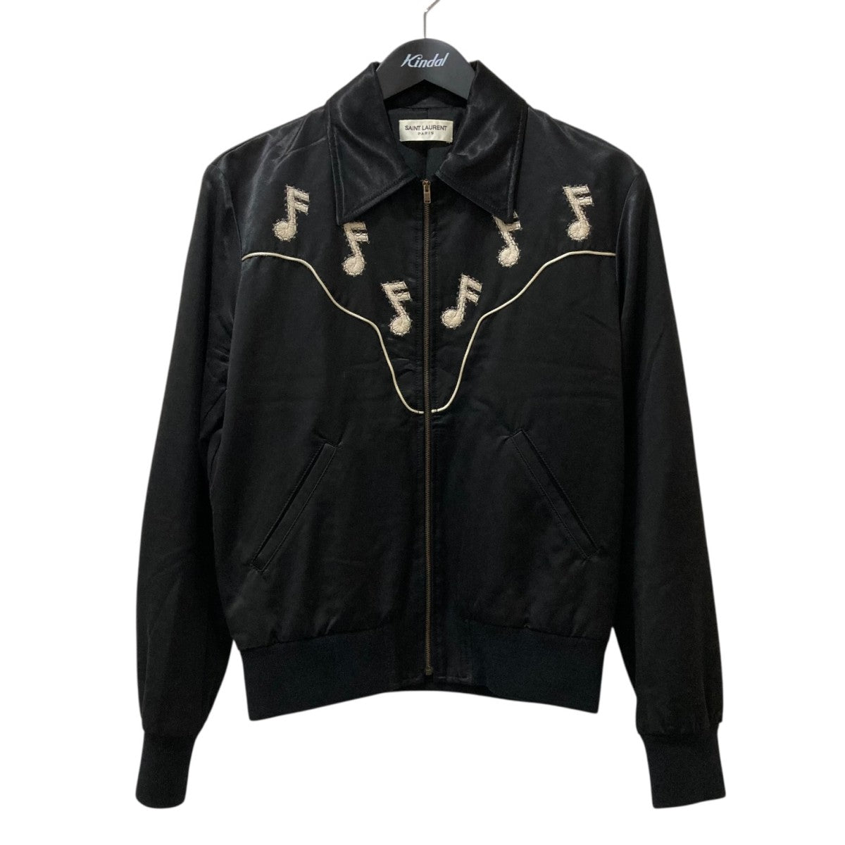 Saint Laurent Paris(サンローランパリ) 音符刺繍ウエスタン