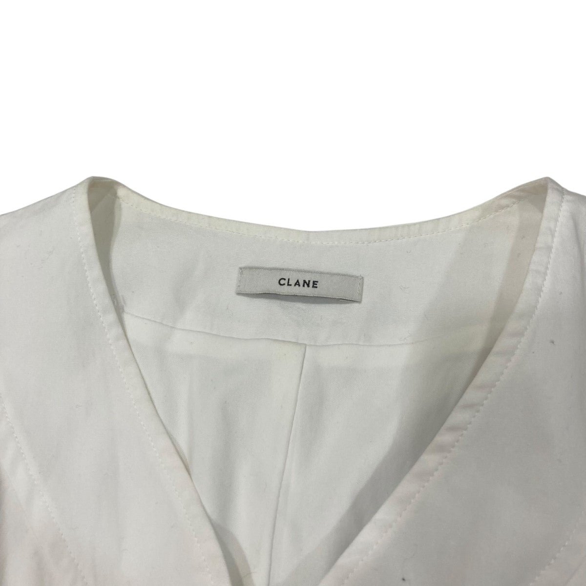 新品未使用✨CLANE クラネ ロングワンピース ホワイト L 完売品 Clane UP NECK FLARE ONE PIECE クラネ完売ワンピース - メルカリ