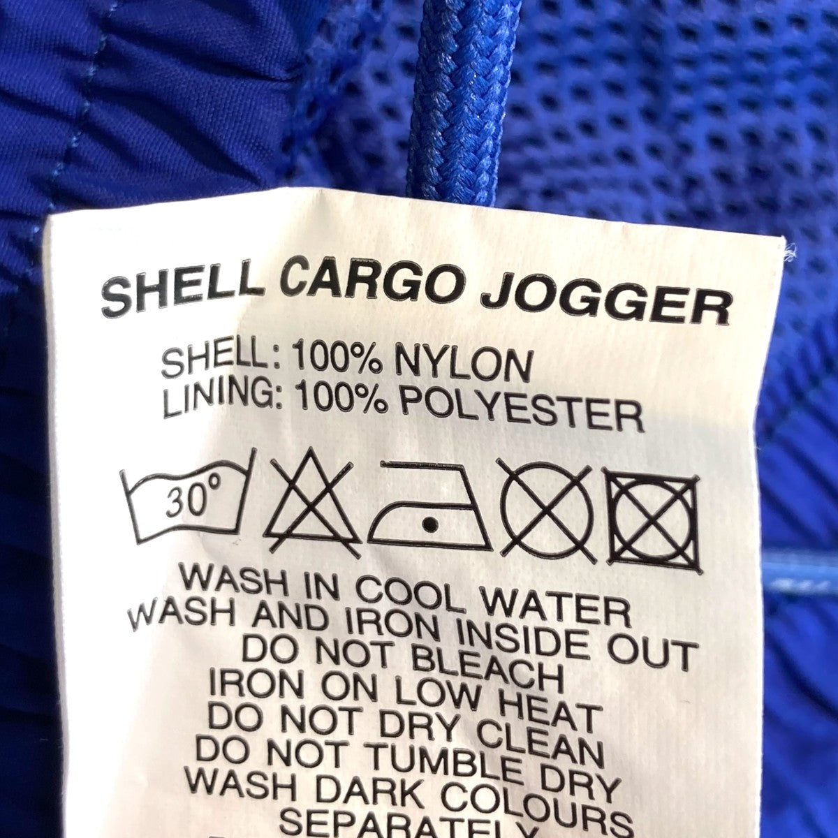 PALACE(パレス) SHELL CARGO JOGGERジョガーパンツ ブルー サイズ L