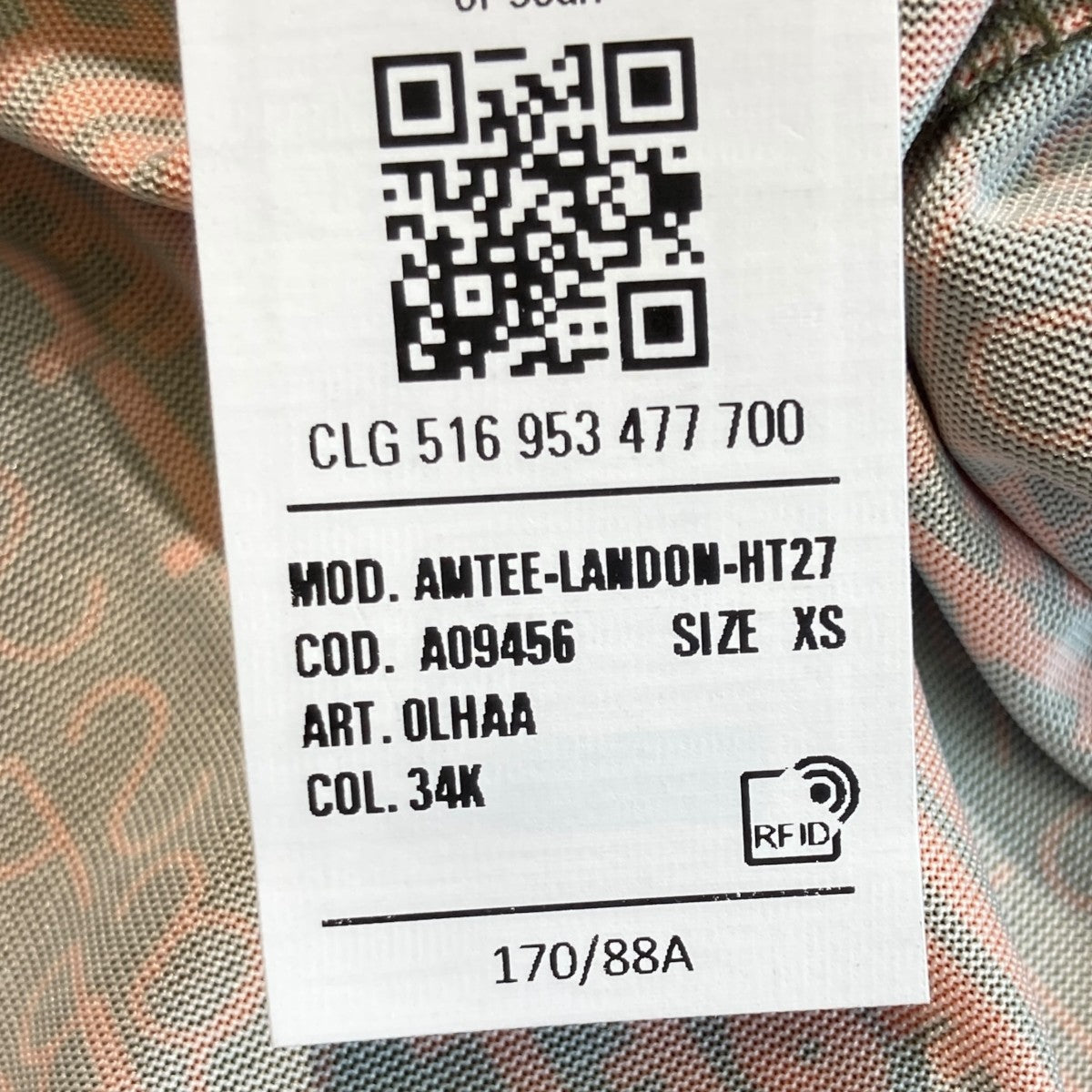 DIESEL 総柄半袖TシャツA09456 古着・中古-6枚目のアイテム画像