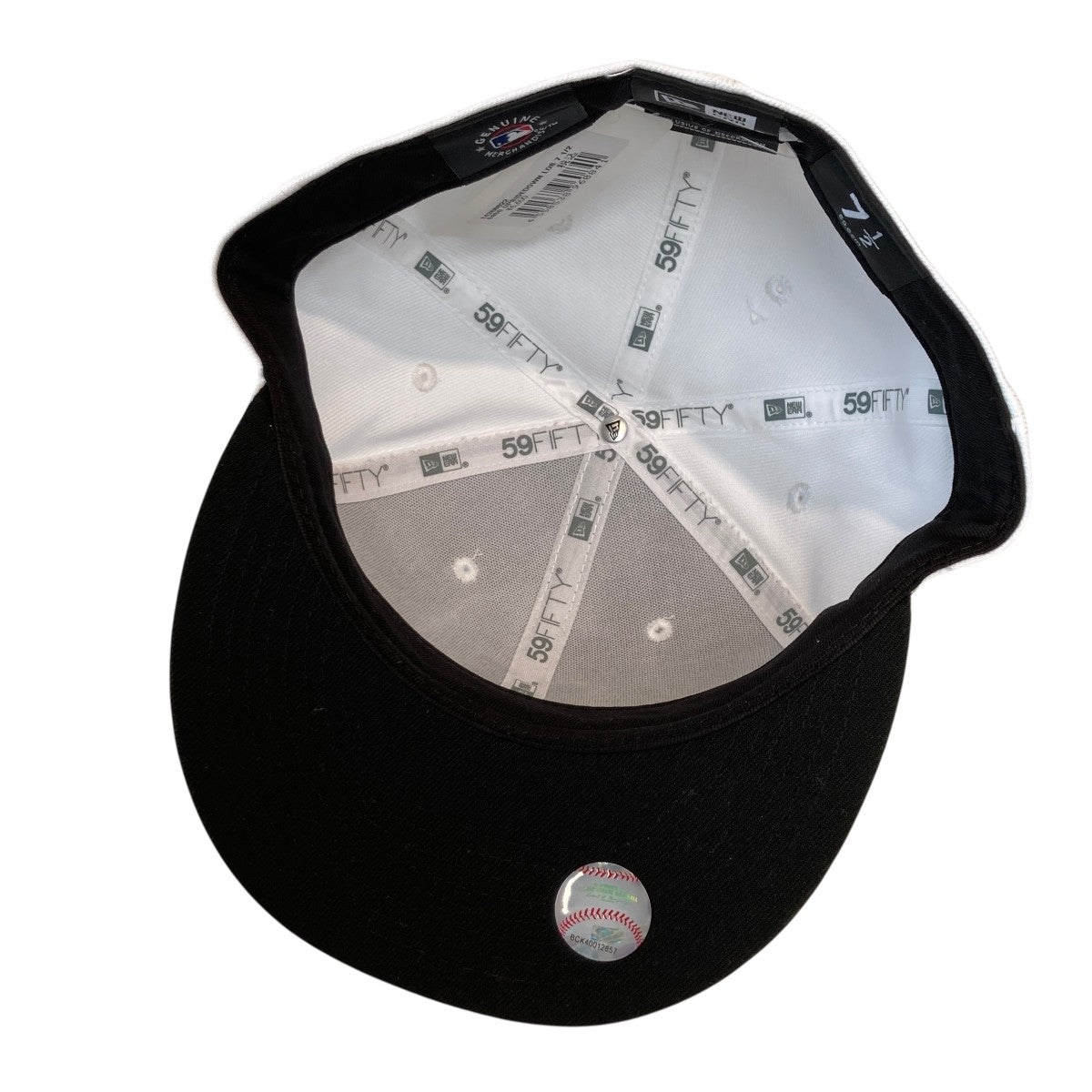 New Era(ニューエラ) 反転ドジャースロゴキャップ ホワイト