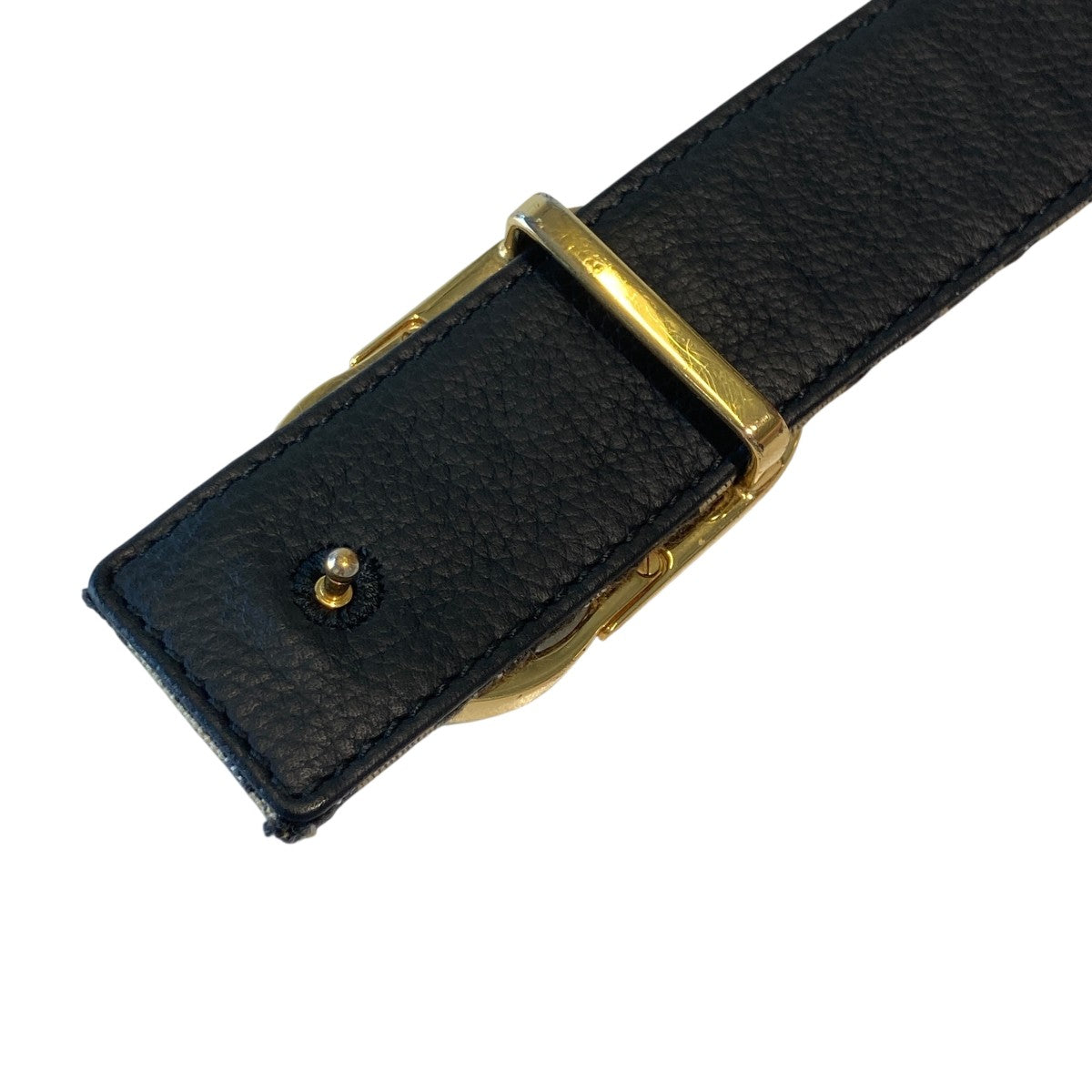【極美品】DIOR ブラック　ベルト ll04294_dior_black_leather_bel