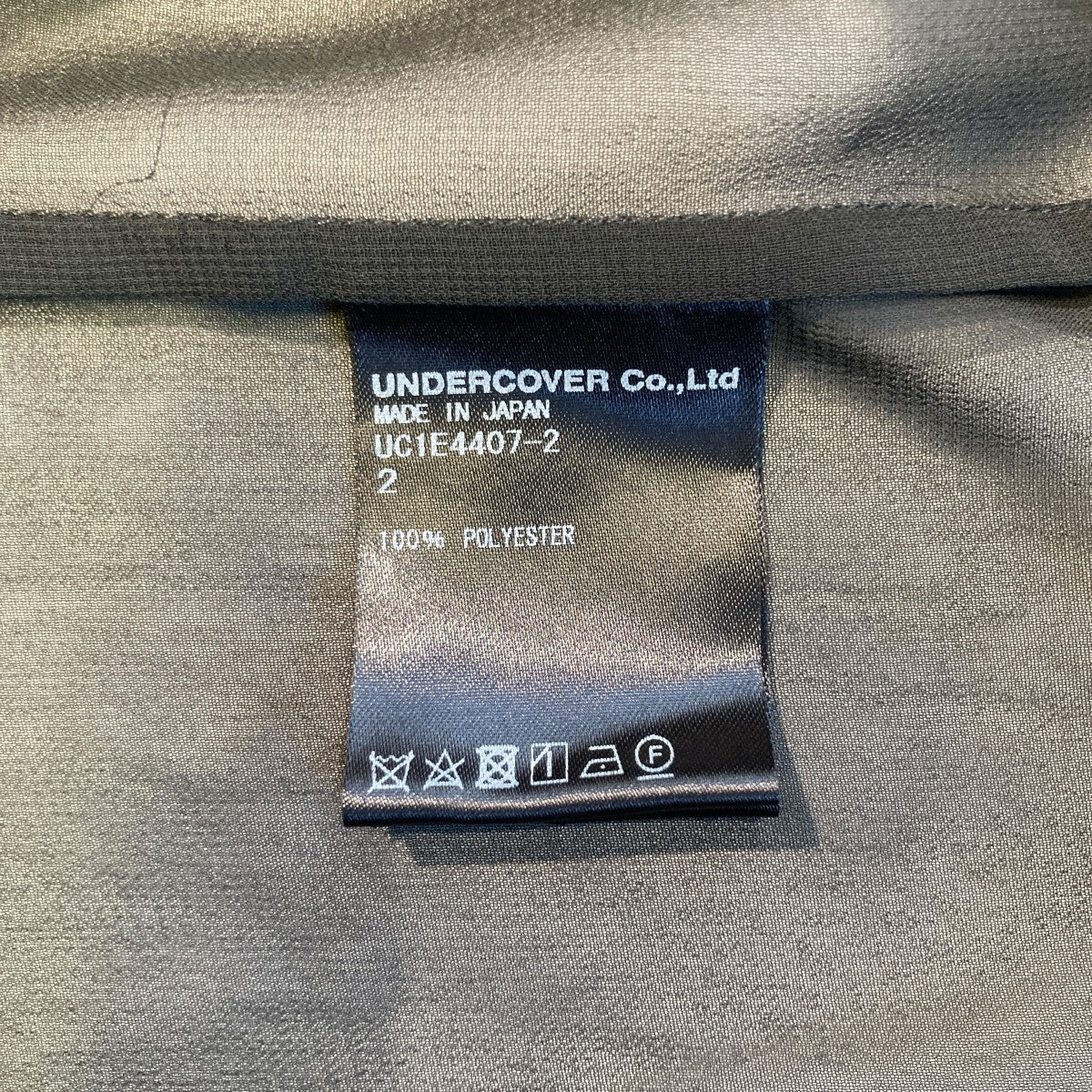 アンダーカバー UNDERCOVER シフォンプルオーバーシャツ UC1E4407-2 チャコール サイズ：2 UNDERCOVER(アンダーカバー) シフォンプルオーバーシャツ