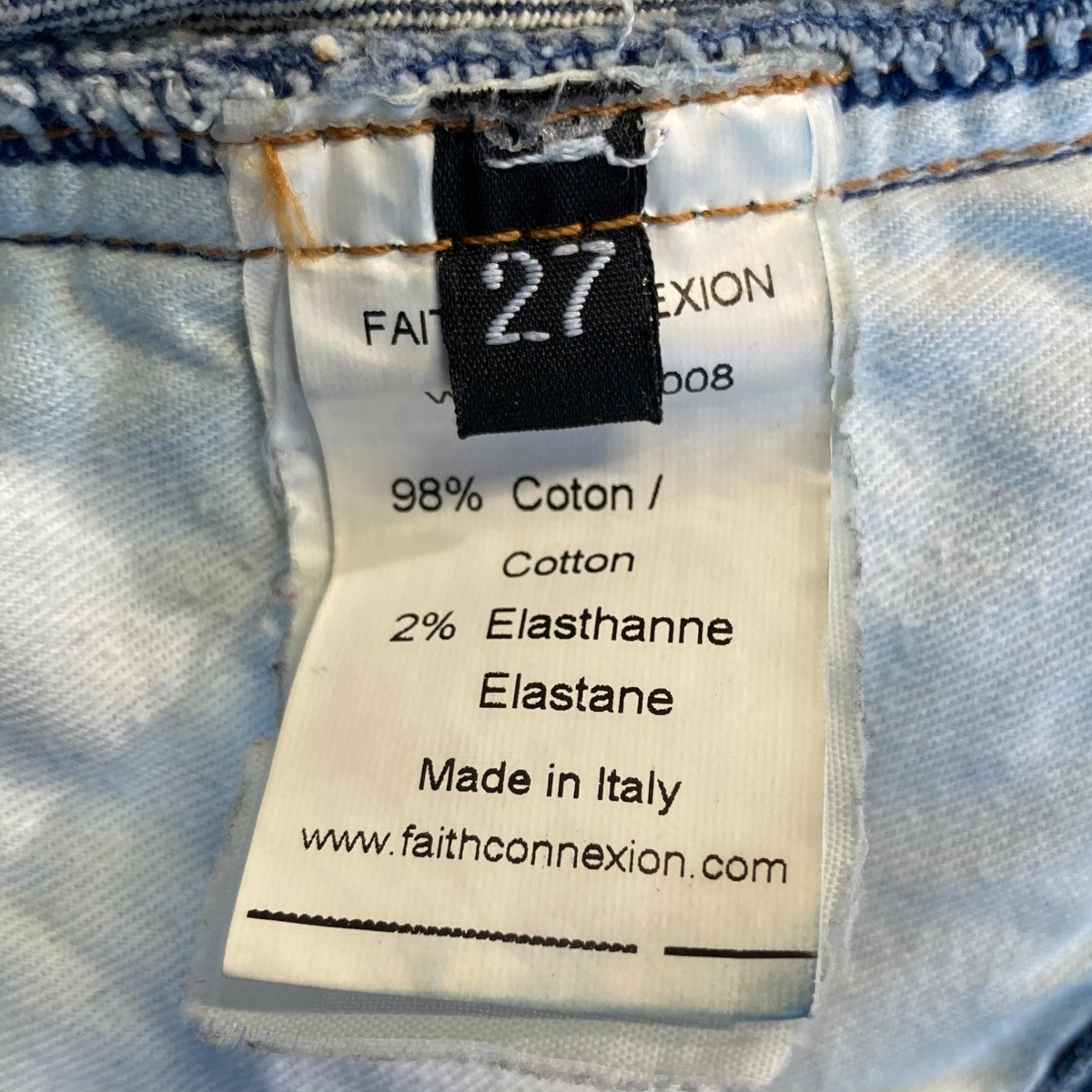 FAITH CONNEXION(フェイスコネクション) デニムパンツM5502D01008