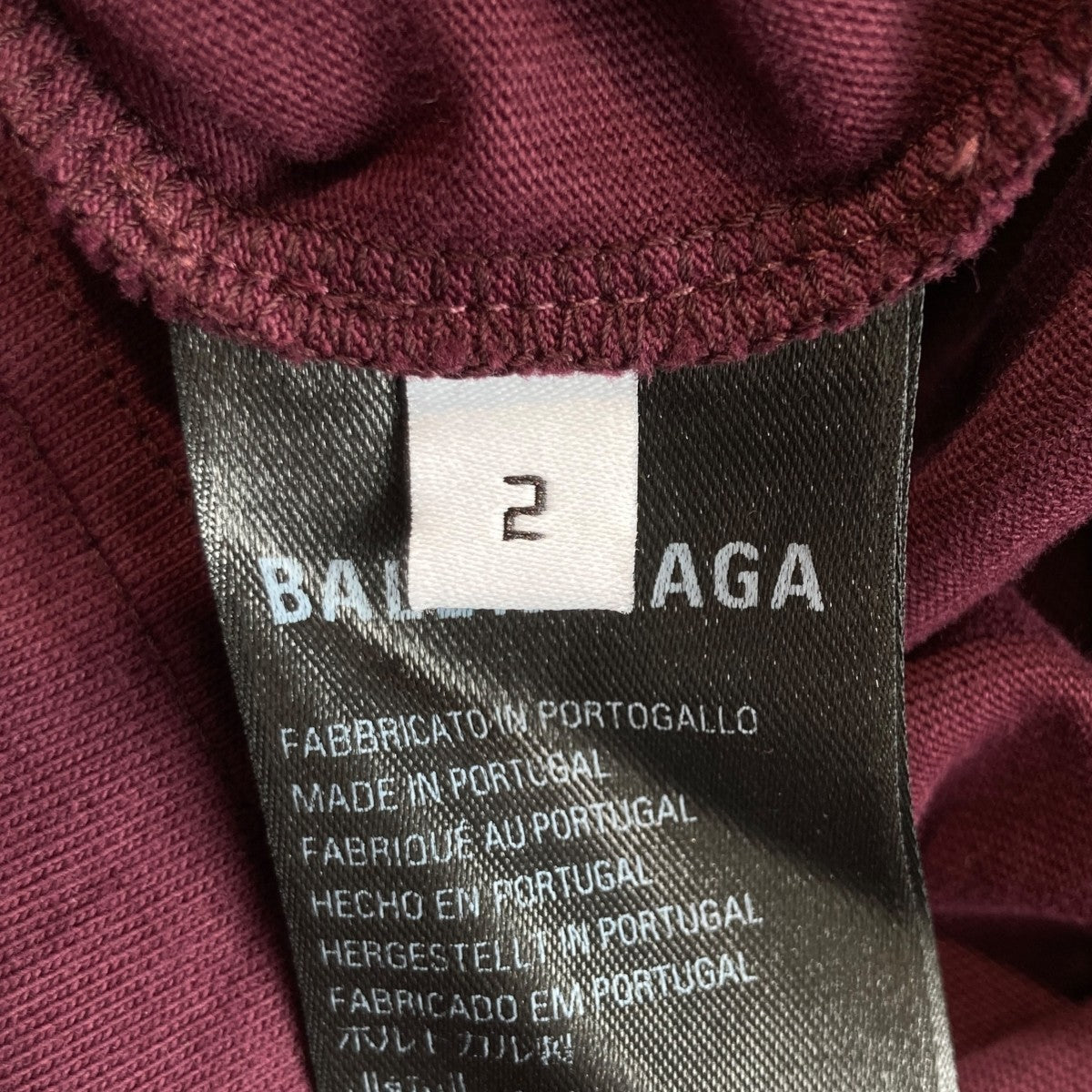 ★BALENCIAGA★ 739037 Tシャツ ワンピース BALENCIAGA(バレンシアガ) 23SSTape Type Medium Fit Teeクルー