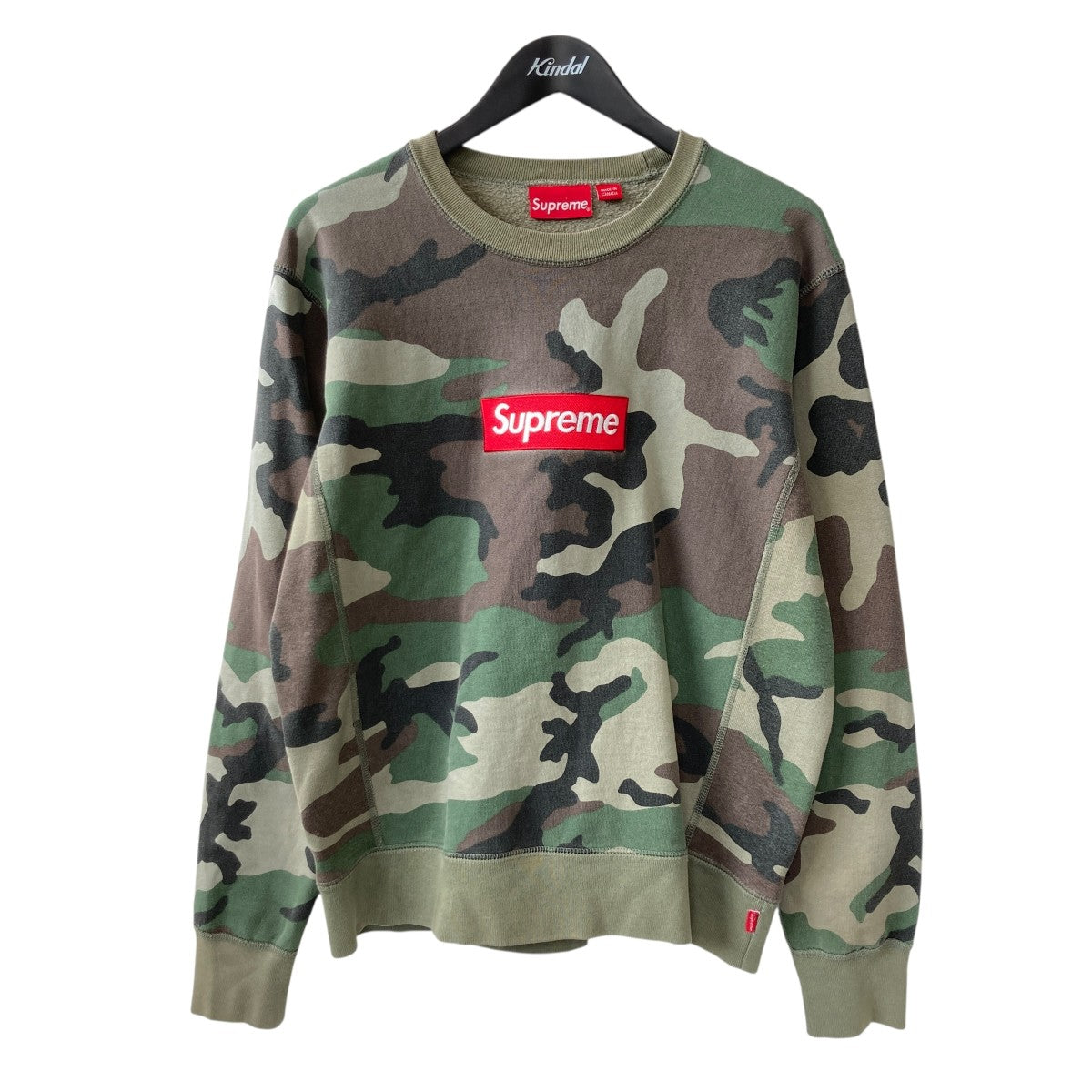 Supreme 迷彩柄 クルーネック トレーナー Supreme(シュプリーム) 15FW BOX LOGO CREW NECKカモ柄ボックス