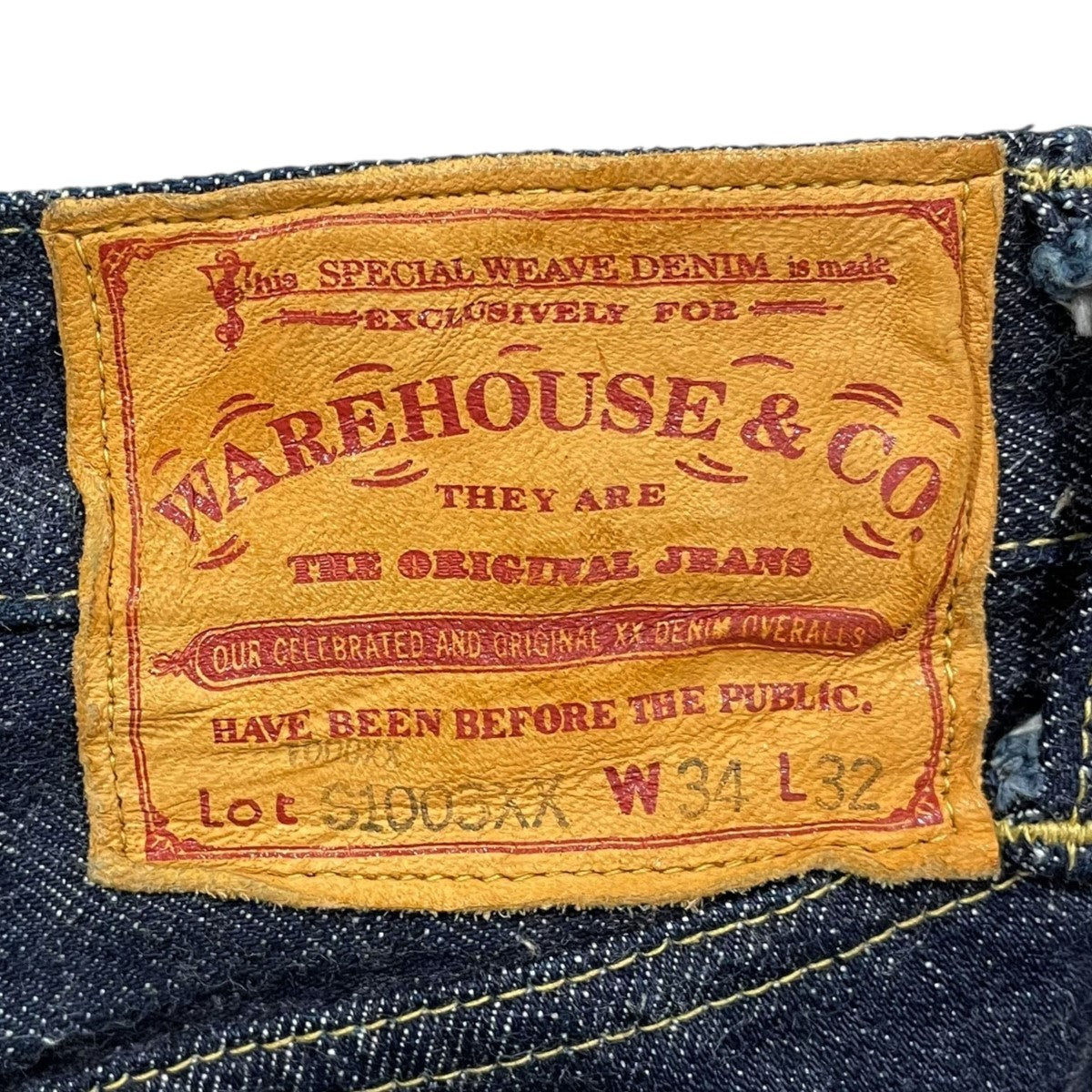 WAREHOUSE(ウエアハウス) デニムパンツ 1942MODEL 大戦モデル