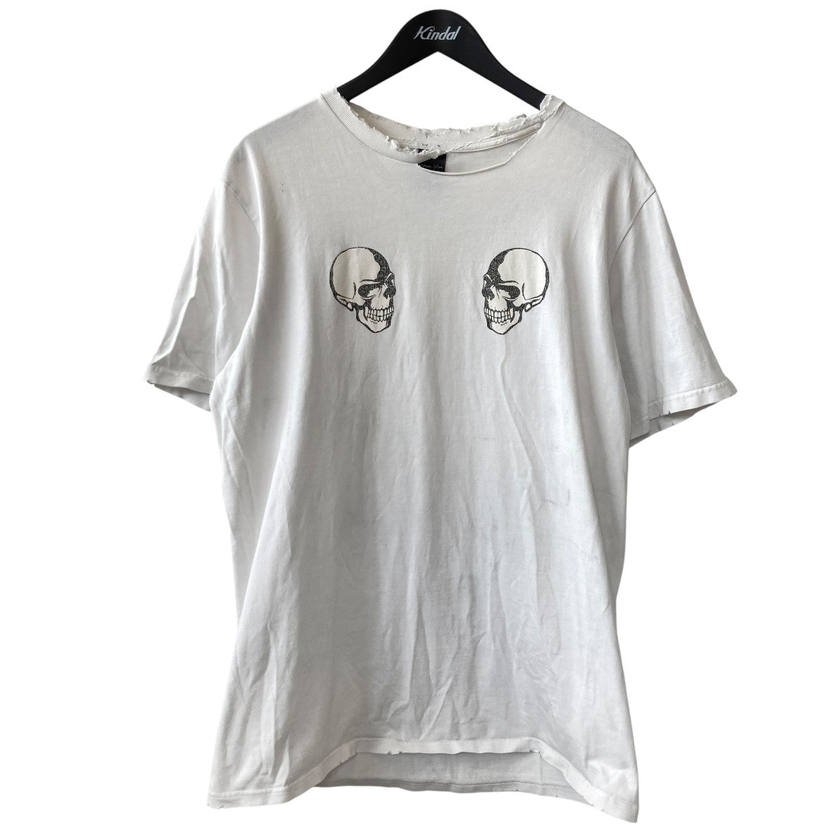 なんたろう NUMBER (N)INE(ナンバーナイン) 04SSdream期加工 スカルTシャツ
