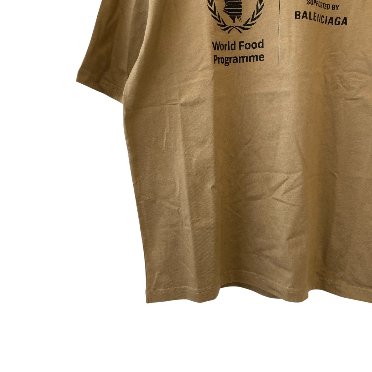 BALENCIAGA(バレンシアガ) WFPロゴTシャツ キャメル サイズ L