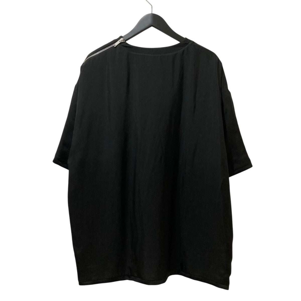 JIL SANDER 2way半袖トップス シースルー JIL SANDER(ジルサンダー) ショルダージップ 半袖カットソー