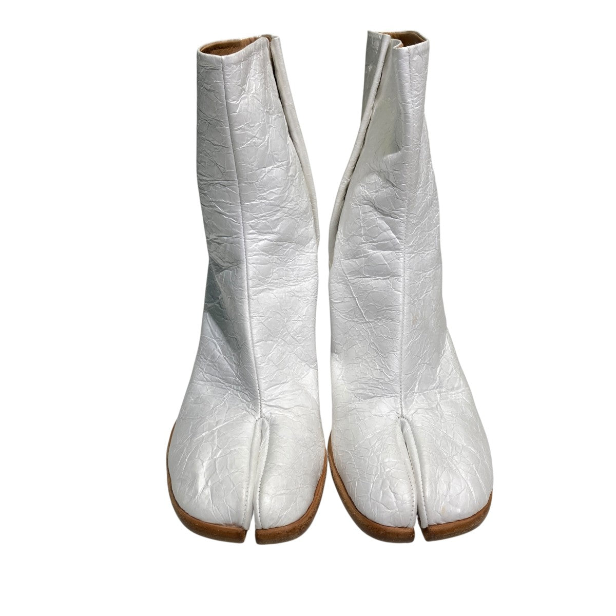 1*0様 Maison Margiela Tabiブーツ ホワイトグレースウェー Maison Margiela(メゾンマルジェラ) Tabi BootsブーツS58WU0382