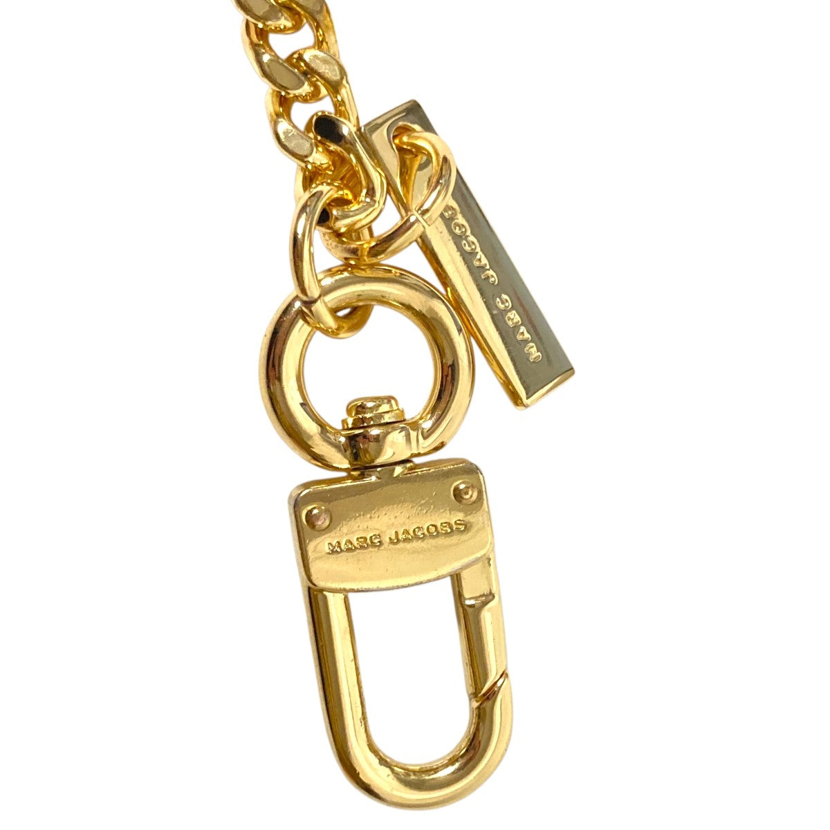 MARC JACOBS 25SSCURSIVE LOGO BAG CHARM SLGキーホルダー バッグ チャーム 古着・中古-7枚目のアイテム画像