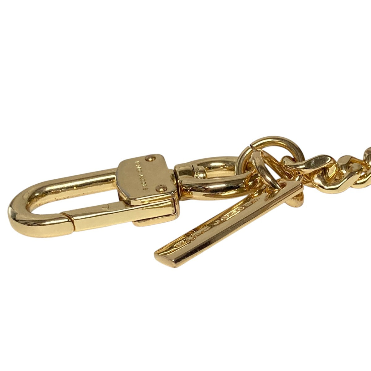 MARC JACOBS 25SSCURSIVE LOGO BAG CHARM SLGキーホルダー バッグ チャーム 古着・中古-9枚目のアイテム画像