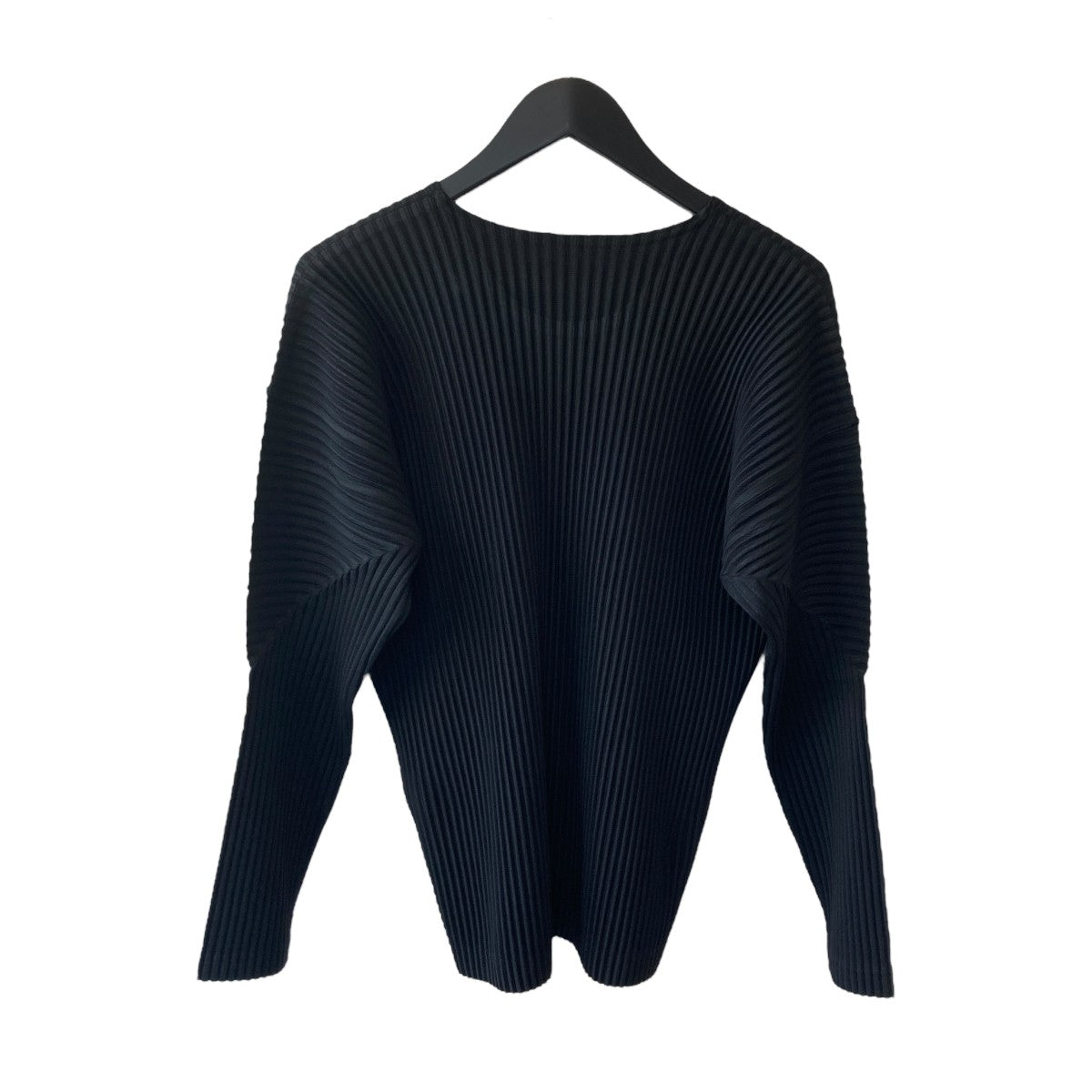 HOMME PLISSE ISSEY MIYAKE ロングスリーブTシャツ Homme Plissé Issey Miyake プリーツ ロングTシャツ | ブラック