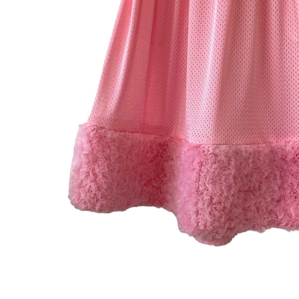 コムデギャルソン　ピンクスカート COMME des GARCONS コムデギャルソンCOMME 不織布パッチデザイン