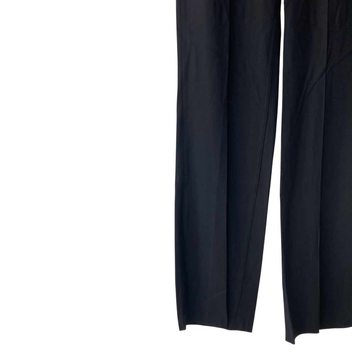 BALENCIAGA ロングパンツ ブラック 34 シンプル 着回し ホワイト の ウィメンズ Baggy Tailored パンツ スニーカー