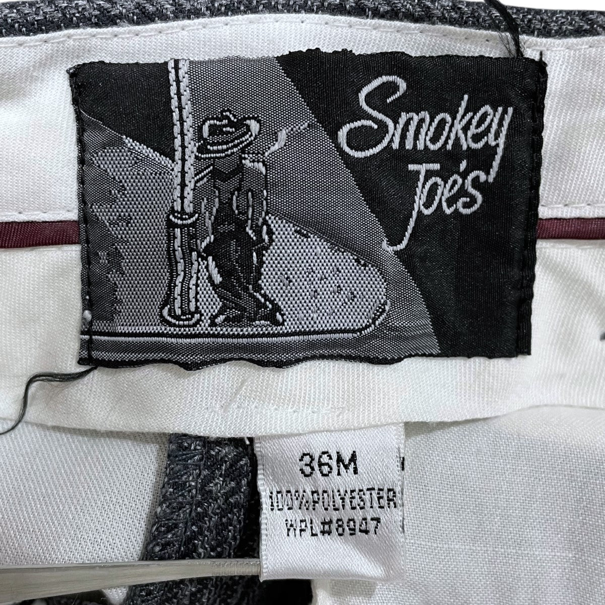 90S フランス製 Jean Bourgeois チェック柄 タックパンツ smokey joes(スモーキージョーズ) 90s チェック柄タックパンツ