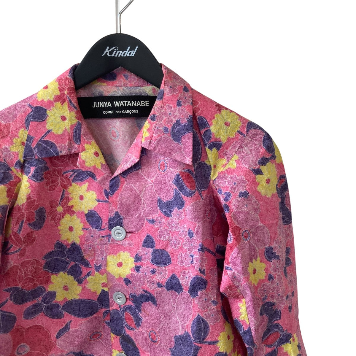 COMME des GARCONS JUNYA WATANABE MANTシャツ JUNYA WATANABE CDG(ジュンヤワタナベコムデギャルソン) 花柄