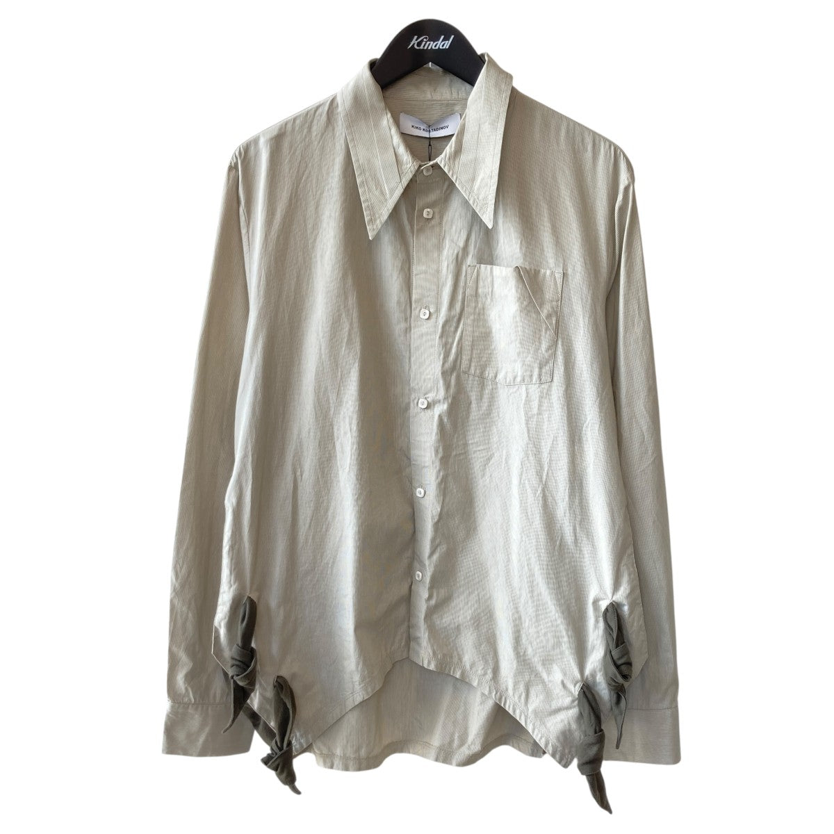 Kiko Kostadinov RINO TWISTED JERSEY SHIRT長袖シャツ00162024 古着・中古-1枚目のアイテム画像