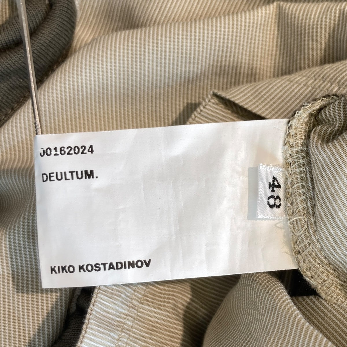 Kiko Kostadinov(キココスタディノフ) RINO TWISTED JERSEY SHIRT長袖