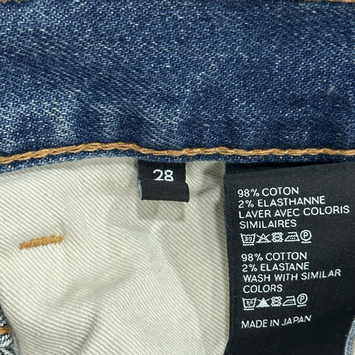 CELINE ストレッチスキニーデニムパンツM-SK-004-N120-640E-07UW 古着・中古-6枚目のアイテム画像