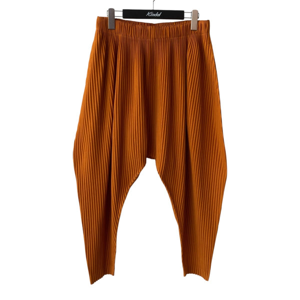 HOMME PLISSE ISSEY MIYAKE 総柄 サルエルパンツ HOMME PLISSE ISSEY MIYAKE/オム プリッセ イッセイ ミヤケ】プリーツ