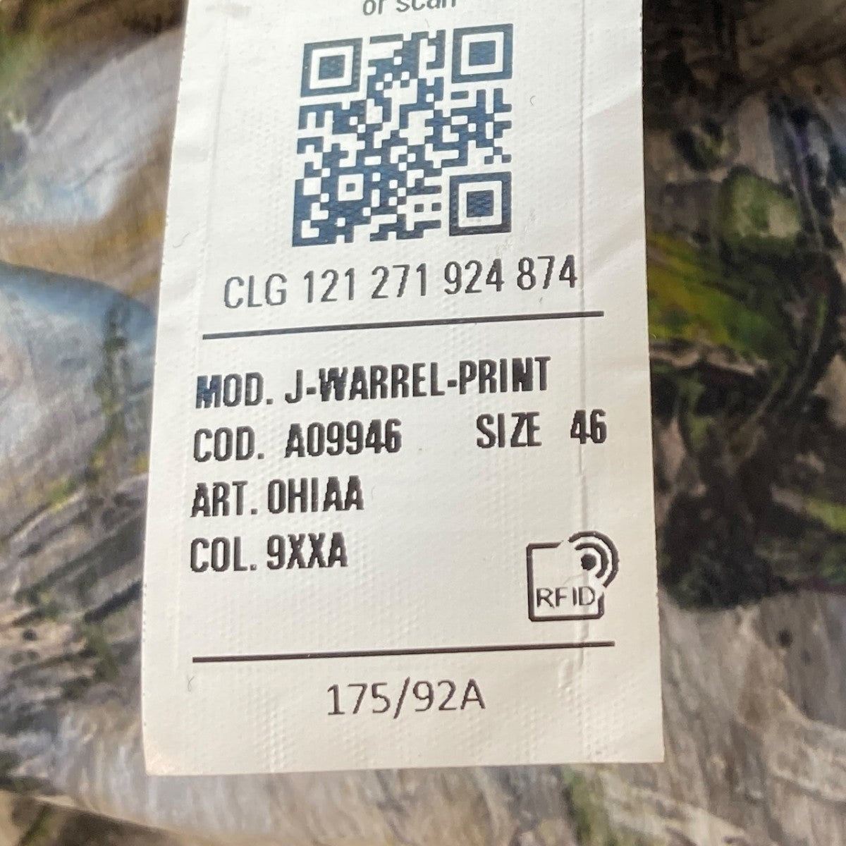 DIESEL(ディーゼル) J-WARREL-PRINTナイロンジャケットA09946 A09946