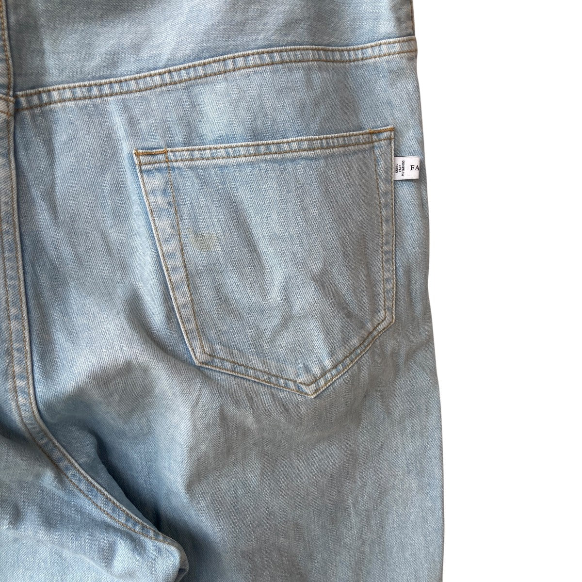 FACETASM(ファセッタズム) PATCHWORK BIG DENIM PANTSデニムパンツABH