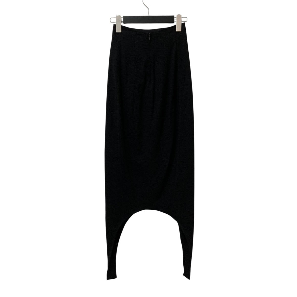 Patou Patou Black Viscose Blend SkirtタイトロングスカートSK0400137902B 古着・中古-2枚目のアイテム画像