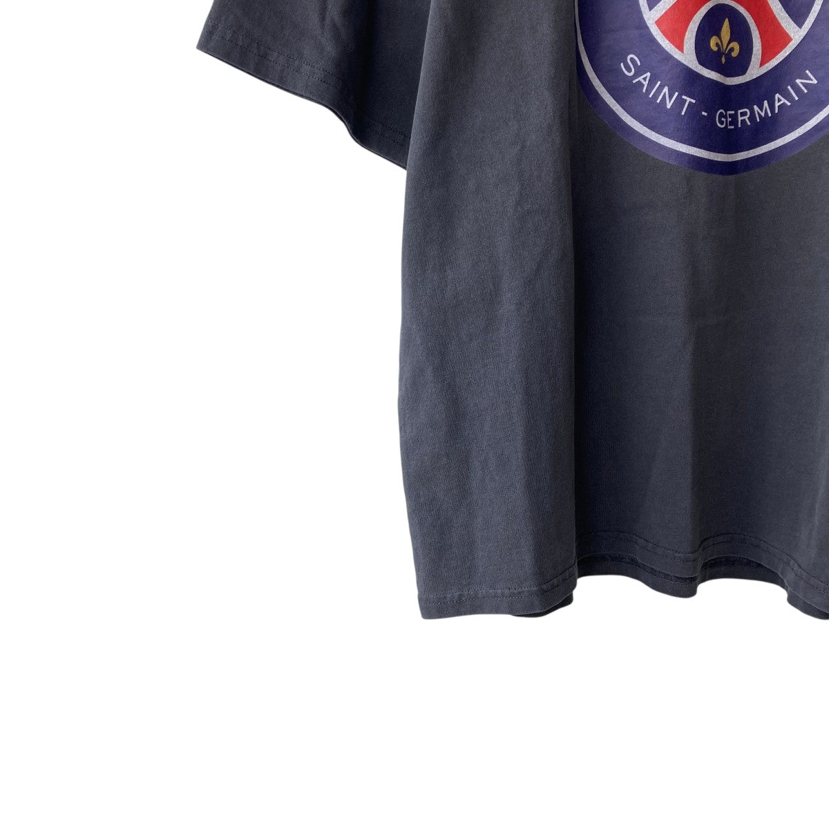 コットンTシャツ Stripe ネイビー ★ PSG(パリサンジェルマン) PSG / パリ・サン＝ジェルマン】 JP Vintage Scarf Printed T