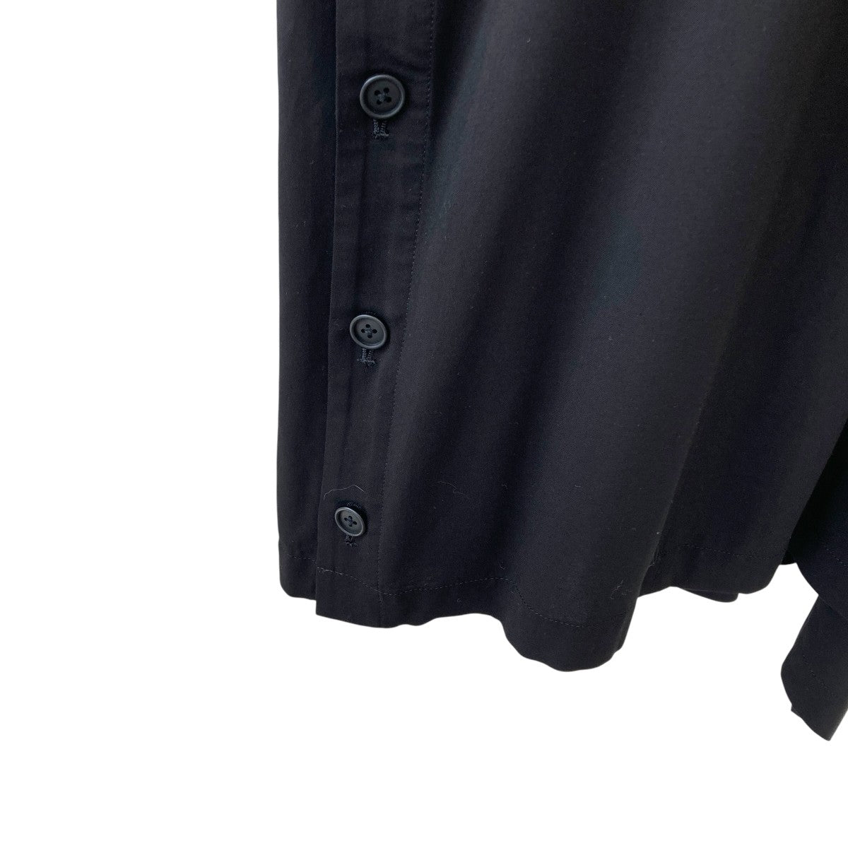 Yohji Yamamoto pour homme 24AWCu Ry S GABARDINE RIGHT SIDE VENTS SKIRTスカートHO-S10-222 古着・中古-6枚目のアイテム画像